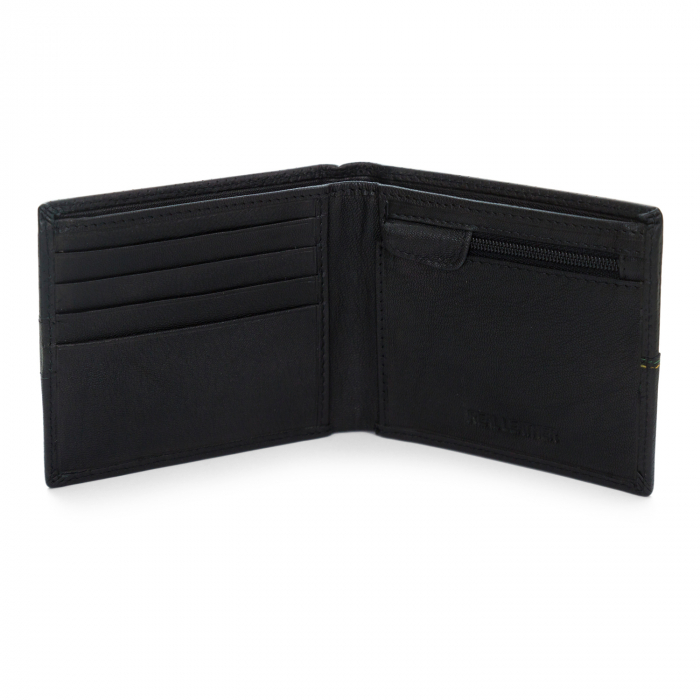 Colour Stitch Leather Wallet