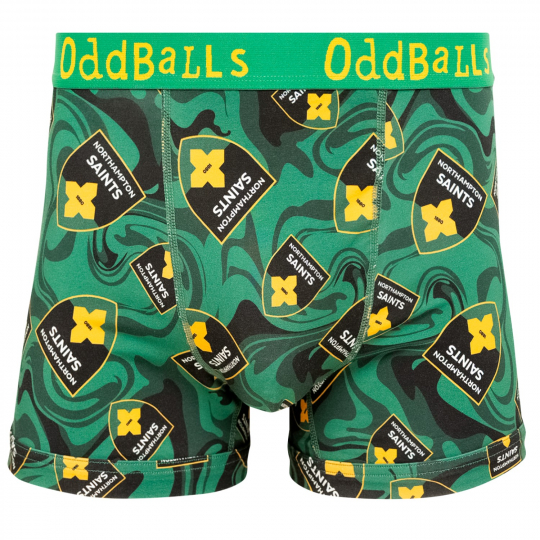 Sottobicchiere In Vetro Personalizzato Northampton Saints Rugby - Regalo Unico Con Nome E Messaggio, Tema Green