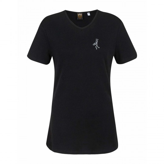 Ladies Essential V-Neck T-Shirt BLK