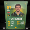 Signed Rugby 25 card - George Furbank