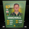 Signed Rugby 25 card - Fraser Dingwall