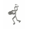 Stickman Pin Badge