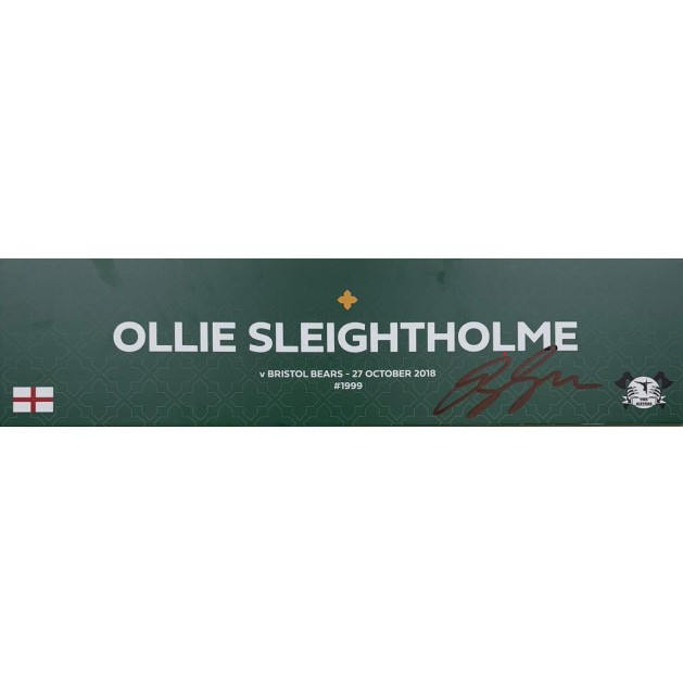 24/25 Changing Room Plaque - signed - Sleightholme