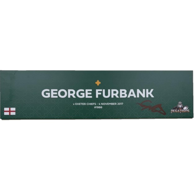 24/25 Changing Room Plaque - signed - Furbank