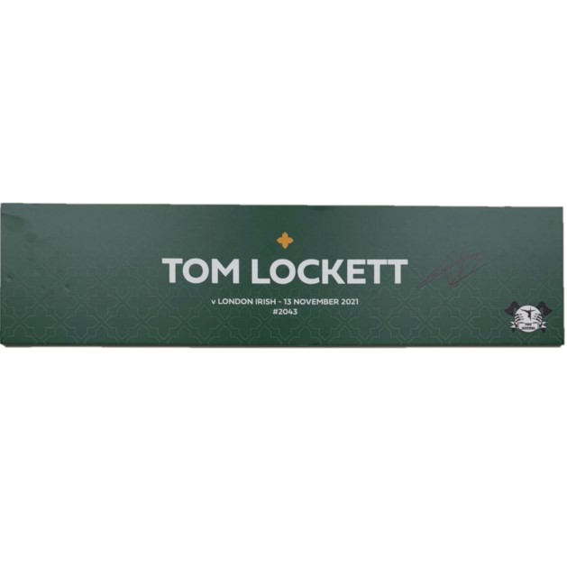 24/25 Changing Room Plaque - signed - Lockett