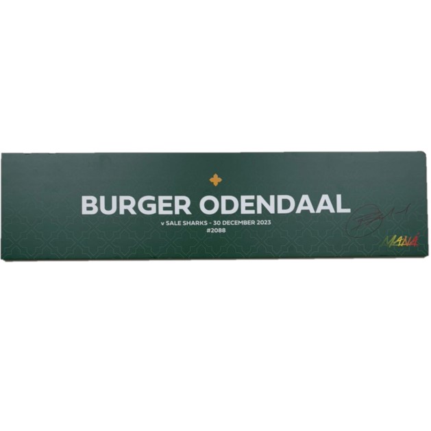 24/25 Changing Room Plaque - signed - Odendaal