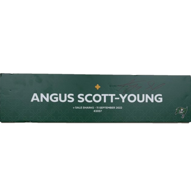 24/25 Changing Room Plaque - signed - Scott-Young